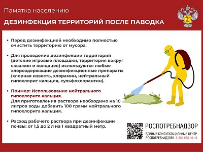 Информация о действиях в случае возникновения паводковой ситуации